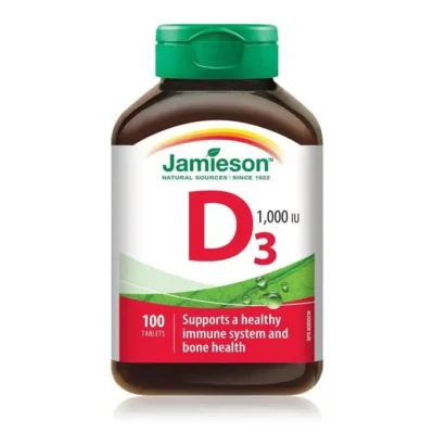 Jamieson Vitamin D3 1000 IU tablets