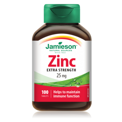 JAMIESON ZINC 25MG TABLETS 100`S
