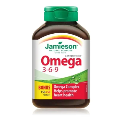 Jamieson Omega 3-6-9 1200 mg softgels