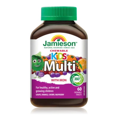 JAMIESON MULTI KIDS CHEWABLE TABLETS 60`S
