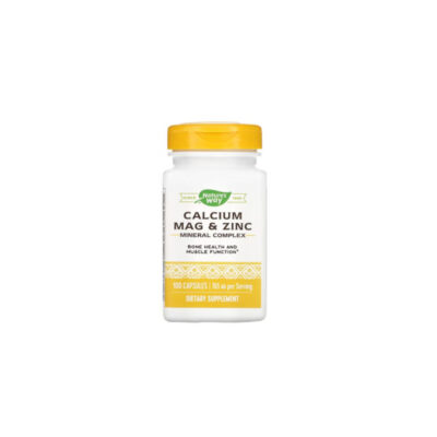 Nature’s Way Calcium Magnesium & Zinc Capsules