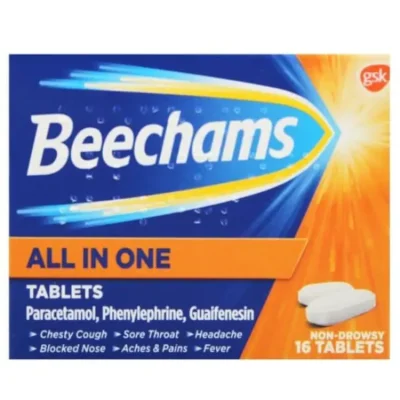 All-in-one cold and flu tablets