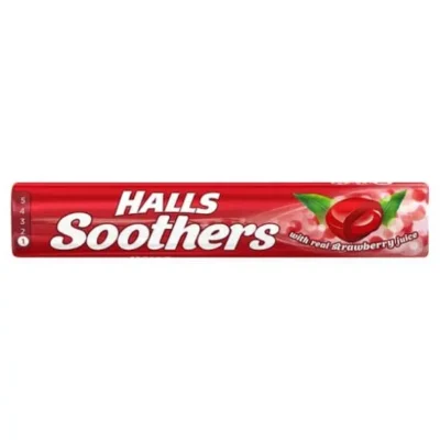 Strawberry throat lozenges
