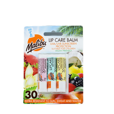 Malibu SPF 30 Lip Balm Assorted 3's