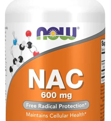 NOW N Acetyl Cysteine (NAC) 600mg Veg Caps 100's