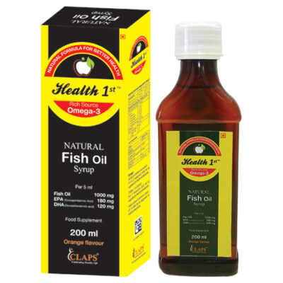 Health 1st Natural Fish Oil Syrup Orange Flavor